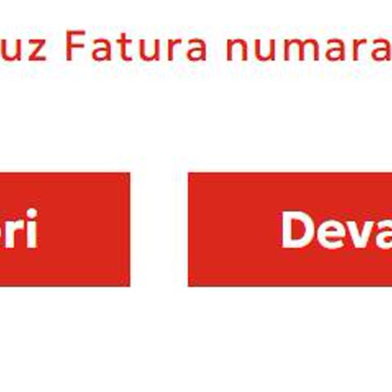 Fatura Numarası Hatalı Uyarısı Nedeniyle Siparişime Erişemiyorum