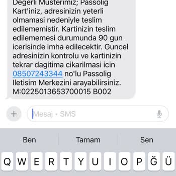 Passolig Kartım Aylardır Teslim Edilmiyor, Müşteri Hizmetlerine Ulaşamıyorum