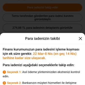 İptal Edilen Siparişin Ücreti Hesabıma Yatmadı, Akbank Yardımcı Olmuyor