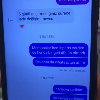Sipariş Verilen Ürün Gönderilmedi, Para İadesi Yapılmadı