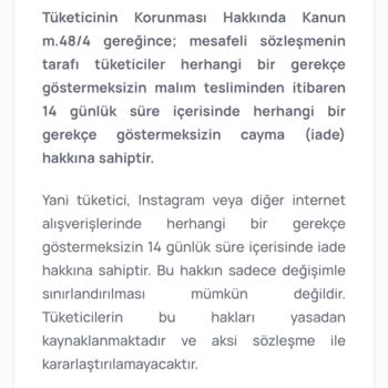 İade Hakkıma Saygı Gösterilmedi, Cevap Bile Vermediler