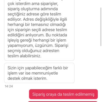Siparişim Yanlış Adrese Gitti Teslim Edilmedi Çözüm Merkezinden Yanıt Alamıyorum