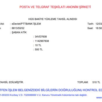 Hatalı Geçiş Ücreti Ve Haksız Ceza Uygulaması