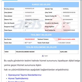 Aras Kargo Teslim Edilmeden Teslim Edildi Görünen Kargo: Ürünüm Nerede?
