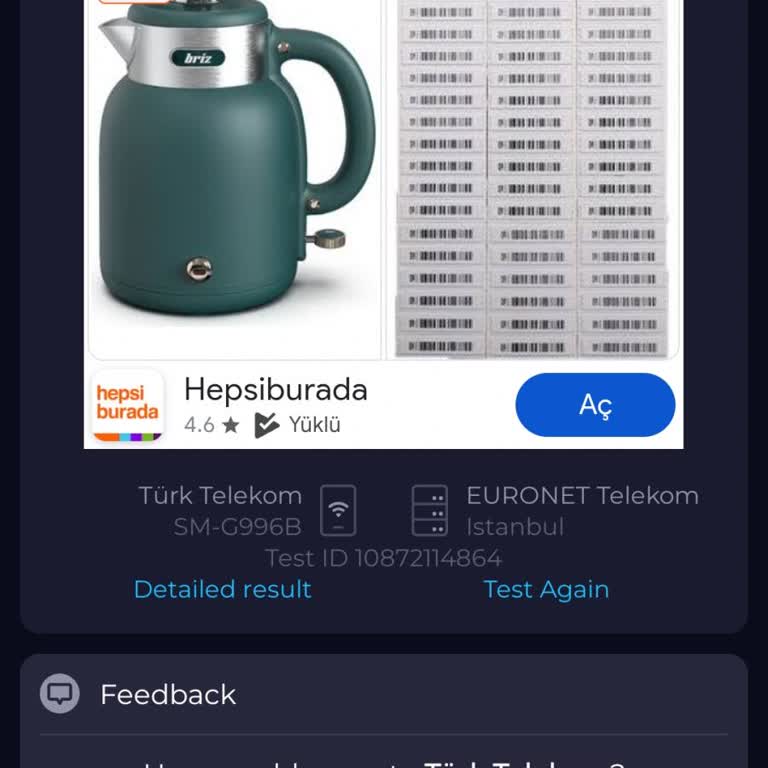 Aldığım Fiber İnternet Hızının Çok Altında Hizmet Alıyorum