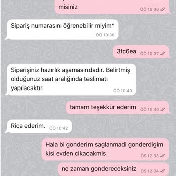 Siparişim Zamanında Teslim Edilmedi, Destek Hattı Da Yanıt Vermiyor