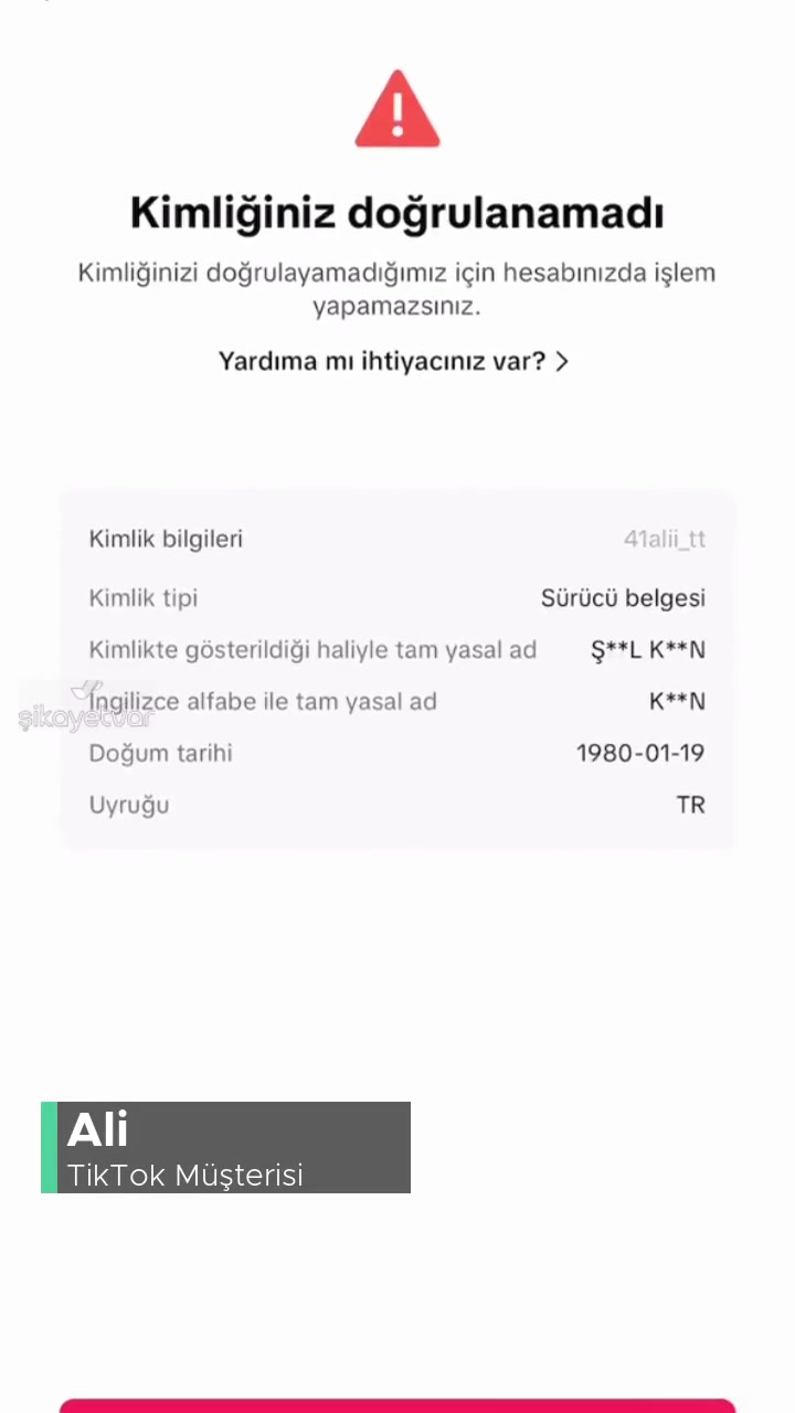TikTok Kimliğim Doğrulanmıyor, Yardıma İhtiyacım Var! videonun kapak resmi