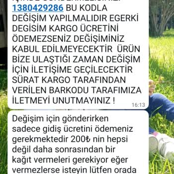Kargo Ücretleri Ve Ürün Değişimi Mağduriyeti