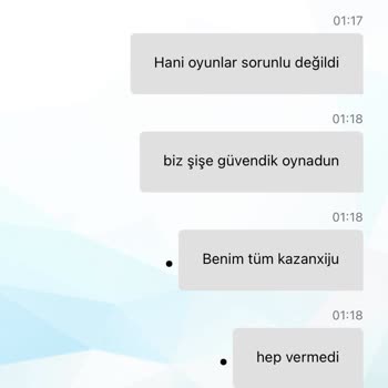 Kazançların Bakiyeye Yansımaması Ve Oyunlara Müdahale Şikayeti
