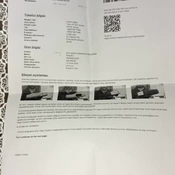 Media Markt'tan Alınan Philips Robot Süpürgede Sürekli Arıza Ve İlgisiz Mağaza Yaklaşımı