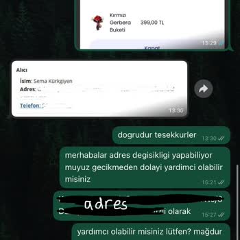 Çiçek Siparişim Zamanında Teslim Edilmedi, Müşteri Hizmetleri Yanıt Vermiyor