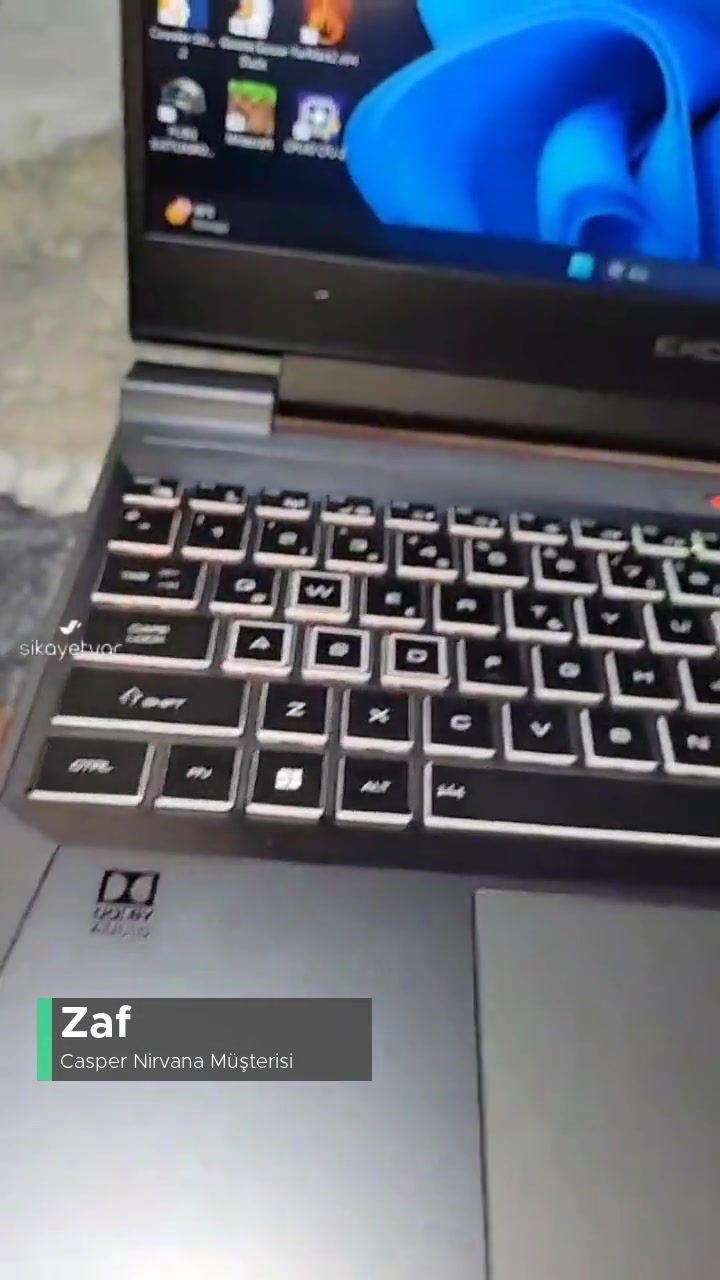 Casper Nirvana Touchpad Basmadan Ses Çıkarıyor! videonun kapak resmi