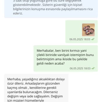 Yanlış Gönderilen Mum Siparişi Ve İlgisiz Müşteri Hizmeti