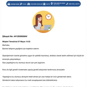 Yanlış Gönderilen Mum Siparişi Ve İlgisiz Müşteri Hizmeti