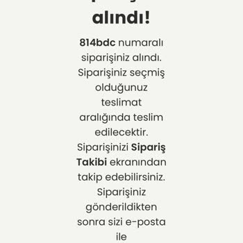 Anneler Günü Siparişim Zamanında Teslim Edilmedi Ve Bilgilendirme Yapılmadı