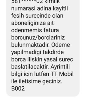 Numara Taşıma Sonrası Haksız Fatura Ve Tehdit Mesajları