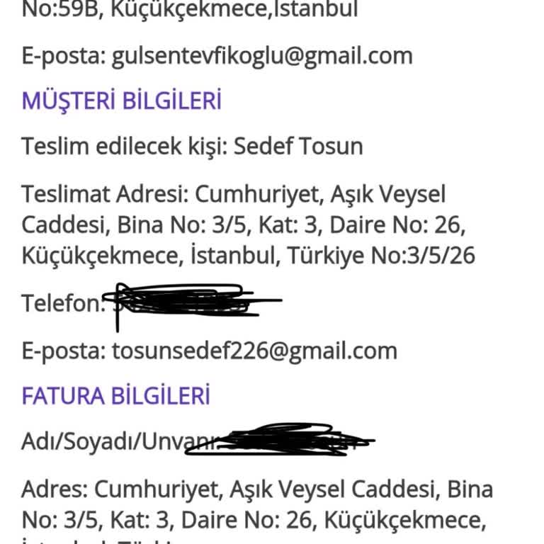 Anneler Günü Siparişim Teslim Edilmedi, Bilgi Karmaşası Ve Mağduriyet Yaşadım