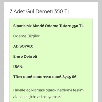 Hera Çiçekçilik'ten Sipariş Sonrası İletişimsizlik Ve Mağduriyet