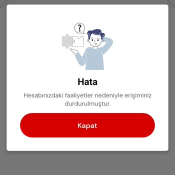 Passo Uygulamasında Hesabım Haksız Yere Kapatıldı, Destek Alamıyorum