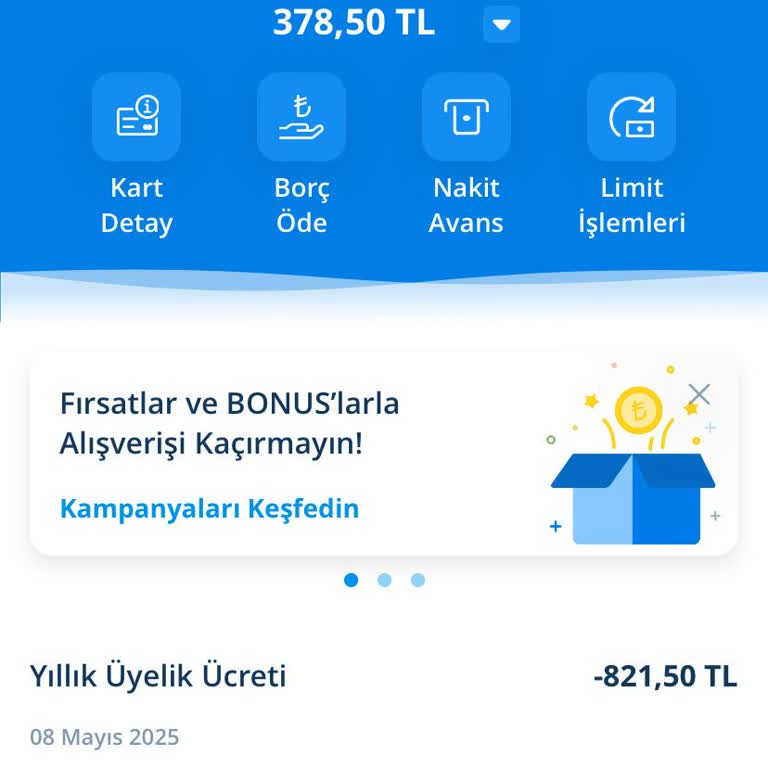 Kart Aidatı İadesi Olmazsa Banka İlişkimi Sonlandıracağım