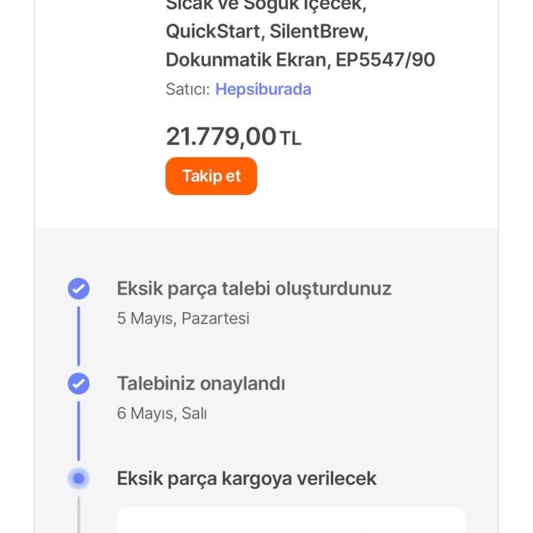 Eksik Parça Ve Değişen Bilgilendirme Nedeniyle Yaşanan Mağduriyet