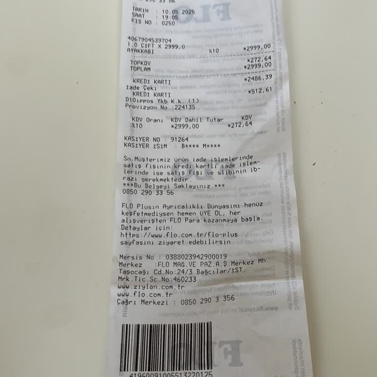 FLO Mağazasında Para İadesi Yerine Çek Verilmesi Mağduriyeti