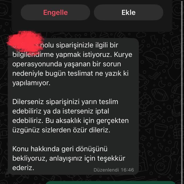 Anneler Günü Siparişim Son Anda Teslim Edilmedi, Mağdur Edildim