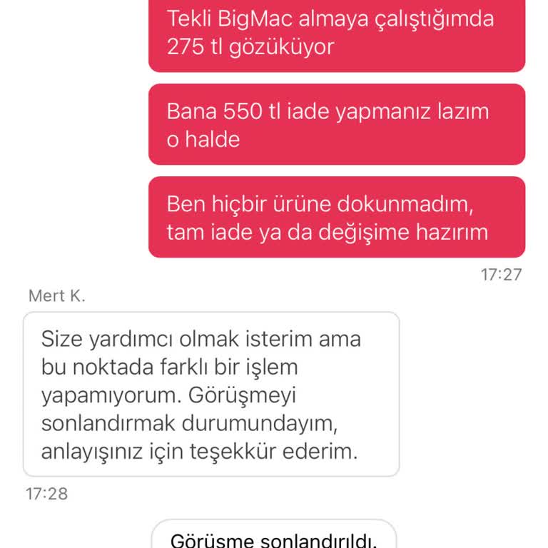 Eksik Ve Yanlış Gelen Sipariş Sonrası Yetersiz Destek