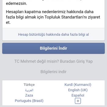 Facebook Hesabım Sebepsiz Kapatıldı Kimlik Teyidi Ve İtirazım Reddedildi