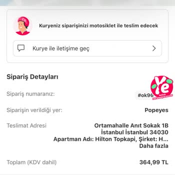 Siparişim Saatlerce Gelmedi, Müşteri Hizmeti Yok
