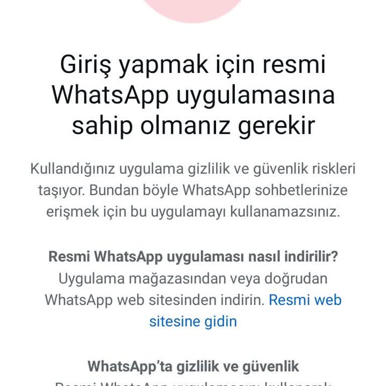 WhatsApp Giriş Sorunu Nedeniyle Mağduriyet Yaşıyorum