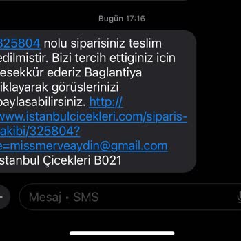 Teslim Edilmeyen Anneler Günü Siparişi Ve Yetersiz Müşteri Hizmeti