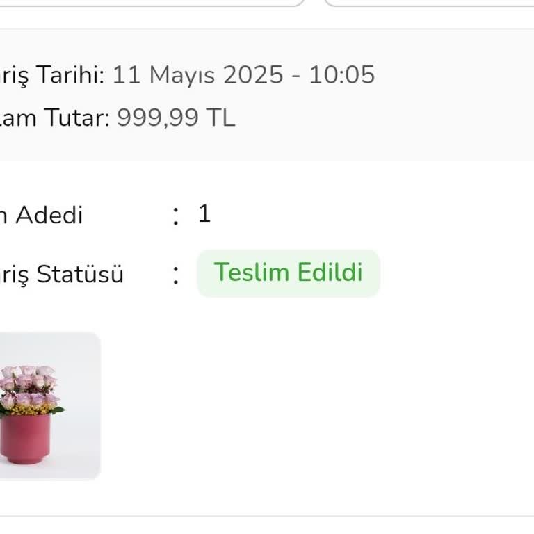 Çiçek Sepeti'nden Teslim Edilmeyen Sipariş Ve Yanıltıcı Teslimat Bilgisi