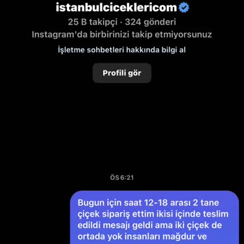 Anneler Günü'nde Teslim Edilmeyen Çiçek Siparişi Ve İletişimsizlik