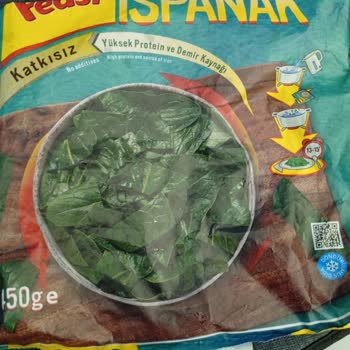 Dondurulmuş Ispanakta Tırtıl Şoku Yaşadım