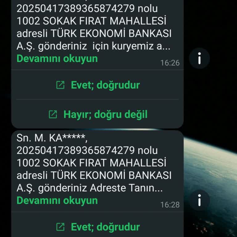 AGT Kurye Kart Teslimatında Adrese Gelmeden İade Sorunu