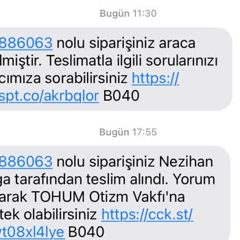 Teslim Edilmeden Teslim Edildi Gösterilen Anneler Günü Siparişi