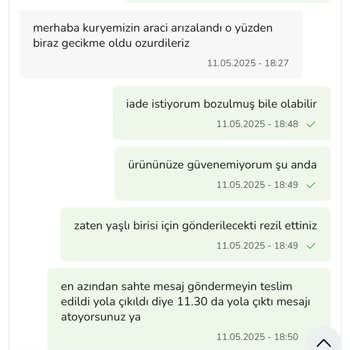 Teslim Edilmeden Teslim Edildi Gösterilen Anneler Günü Siparişi