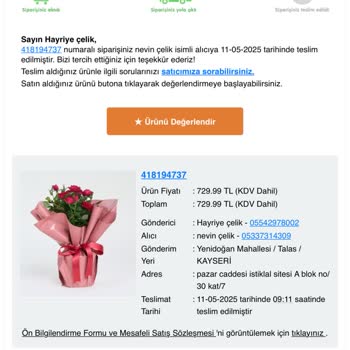 Anneler Günü Siparişimde Beklentiler Karşılanmadı: Açmamış Güller Ve Yetersiz Satıcı İletişimi