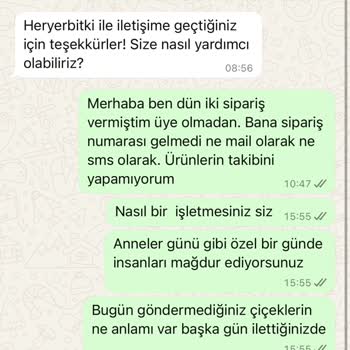 Anneler Günü Siparişim Teslim Edilmedi, Muhatap Bulamıyorum