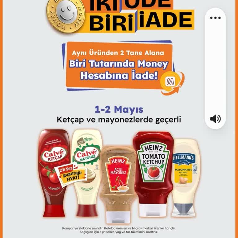 Migros Ketçap Mayonez Kampanya Puanları Yüklenmedi