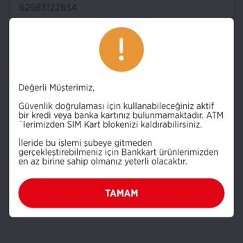 Sim Kart Değişikliği Sonrası İnternet Bankacılığına Erişim Sorunu Ve Müşteri Hizmetleri İlgisizliği