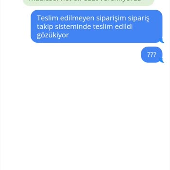 Sipariş Teslim Edilmedi, Müşteri Hizmetleri Yanıt Vermiyor
