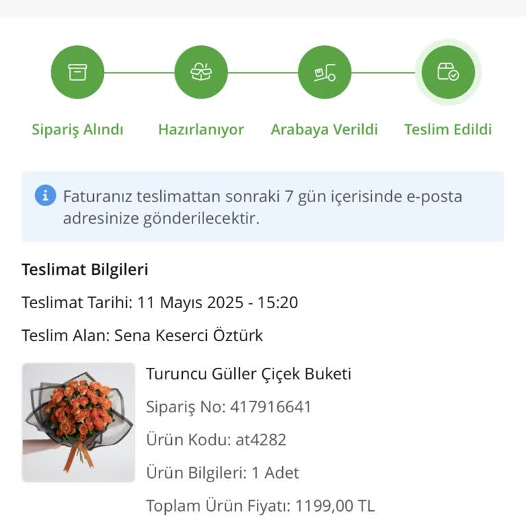 Anneler Günü Siparişim Teslim Edilmedi Müşteri Hizmetlerine Ulaşamıyorum