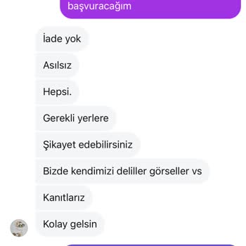 Sipariş İptal Talebim Reddedildi Param İade Edilmiyor