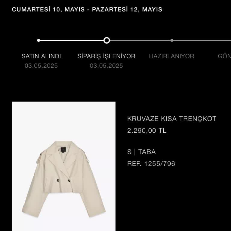 Zara Siparişim Teslim Edilmedi, Çözüm Bekliyorum