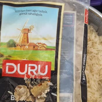 Duru Basmati Pirinçte Yabancı Madde Şoku: Sağlık Riski Ve Güven Sorunu
