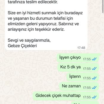 Siparişim Geç Teslim Edildi, Ürün Beklentimi Karşılamadı