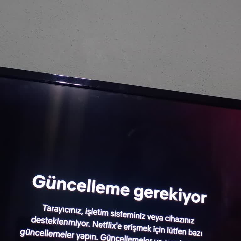 Onvo Televizyonumda Netflix Uygulaması Çalışmıyor, Güncelleme Sorunu Yaşıyorum