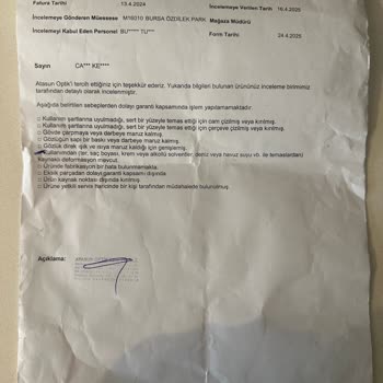 Rayban Çocuk Gözlüğünde Deformasyon Ve Garanti Sorunu